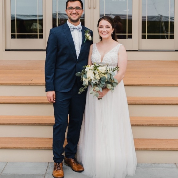 Oxford Street Wedding Dress Gown size 12 * altered - Picture 1 of 9